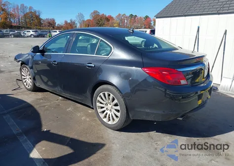 2012 Buick Regal Turbo - Premium 1 из США, поврежденный, VIN 2G4GS5EV7C9164670